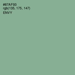 #87AF93 - Envy Color Image