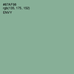 #87AF98 - Envy Color Image
