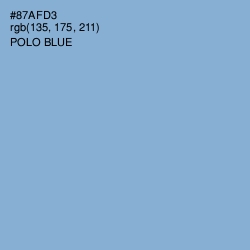 #87AFD3 - Polo Blue Color Image