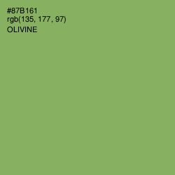 #87B161 - Olivine Color Image