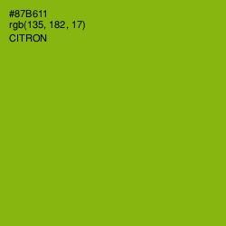 #87B611 - Citron Color Image