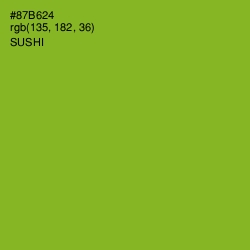 #87B624 - Sushi Color Image