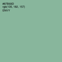 #87B69D - Envy Color Image