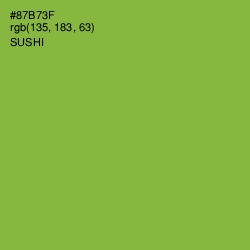 #87B73F - Sushi Color Image