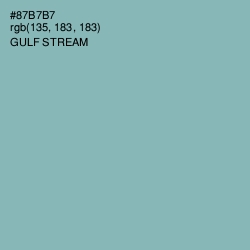 #87B7B7 - Gulf Stream Color Image