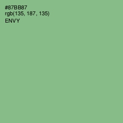 #87BB87 - Envy Color Image