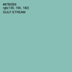 #87BEB6 - Gulf Stream Color Image
