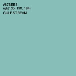 #87BEB8 - Gulf Stream Color Image
