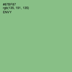 #87BF87 - Envy Color Image