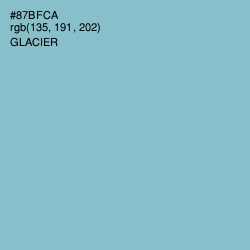 #87BFCA - Glacier Color Image