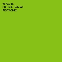 #87C016 - Pistachio Color Image