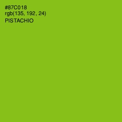 #87C018 - Pistachio Color Image