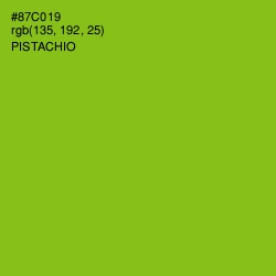 #87C019 - Pistachio Color Image