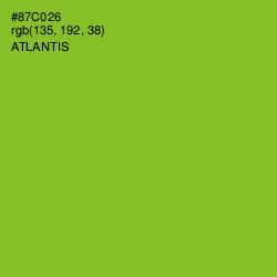 #87C026 - Atlantis Color Image