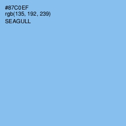 #87C0EF - Seagull Color Image