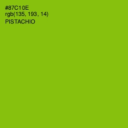 #87C10E - Pistachio Color Image