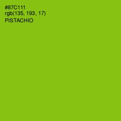 #87C111 - Pistachio Color Image