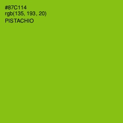 #87C114 - Pistachio Color Image