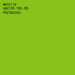 #87C119 - Pistachio Color Image