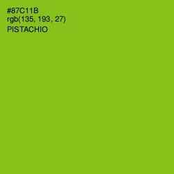 #87C11B - Pistachio Color Image