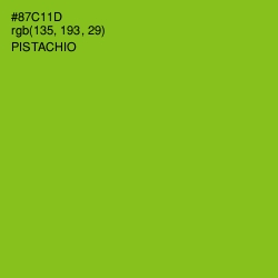 #87C11D - Pistachio Color Image