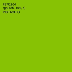 #87C204 - Pistachio Color Image