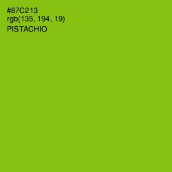 #87C213 - Pistachio Color Image