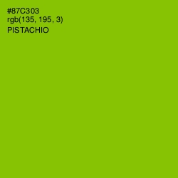 #87C303 - Pistachio Color Image