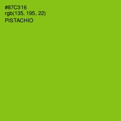#87C316 - Pistachio Color Image
