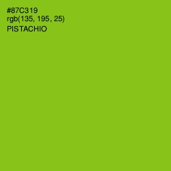 #87C319 - Pistachio Color Image