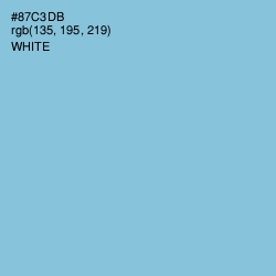 #87C3DB - Half Baked Color Image