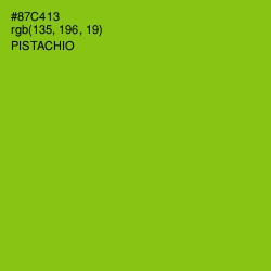 #87C413 - Pistachio Color Image