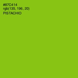 #87C414 - Pistachio Color Image