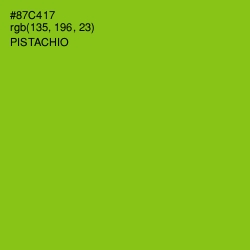 #87C417 - Pistachio Color Image