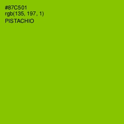 #87C501 - Pistachio Color Image