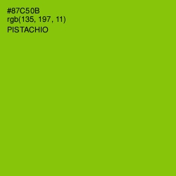 #87C50B - Pistachio Color Image