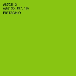 #87C512 - Pistachio Color Image