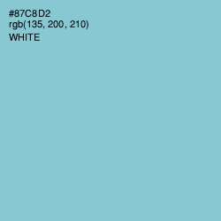 #87C8D2 - Half Baked Color Image