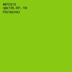 #87C913 - Pistachio Color Image