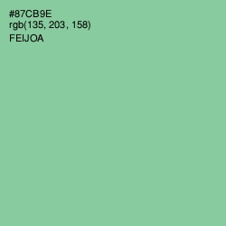 #87CB9E - Feijoa Color Image