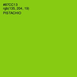 #87CC13 - Pistachio Color Image