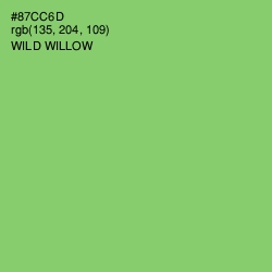 #87CC6D - Wild Willow Color Image