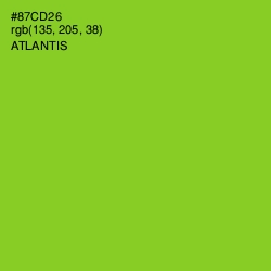 #87CD26 - Atlantis Color Image