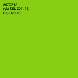 #87CF12 - Pistachio Color Image