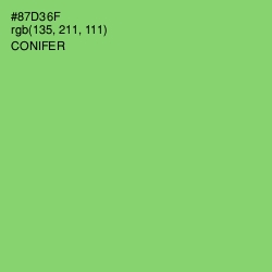 #87D36F - Conifer Color Image