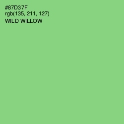 #87D37F - Wild Willow Color Image