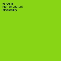 #87D515 - Pistachio Color Image