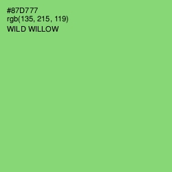 #87D777 - Wild Willow Color Image
