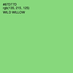 #87D77D - Wild Willow Color Image