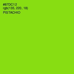 #87DC12 - Pistachio Color Image